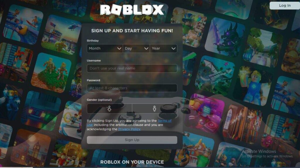 roblox unblocked login