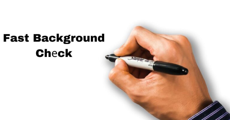 Fast Background Check